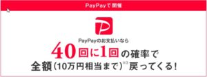 Paypayキャンペーン